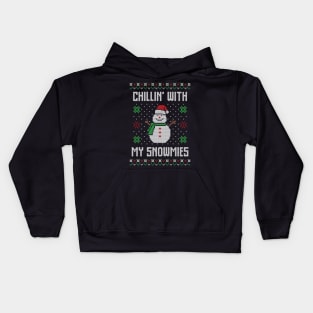 We are Snowmies Family Friend Xmas Gift Ugly Kids Hoodie